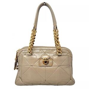 Marc Jacobs  patch work Quilted Shoulder Bag with Gold Chain